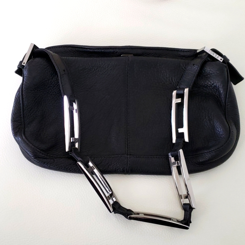 Fendi authentic all leather bag